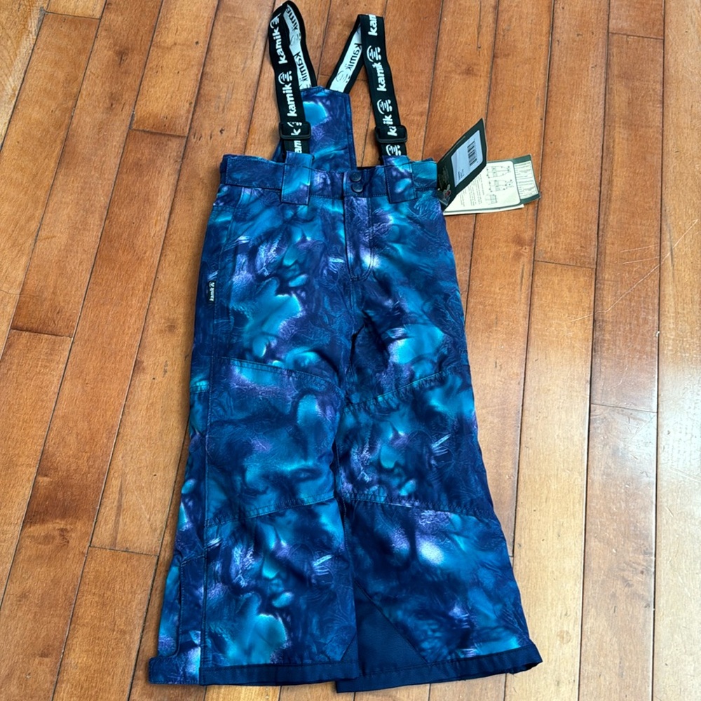 Kamik Winter Apparel Girls Winkie Flower Burst Pants, Capri, 5 purple